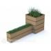 Террасная доска бесшовная для грядок и кашпо SaveWood Ulmus тик 3 пог.м.