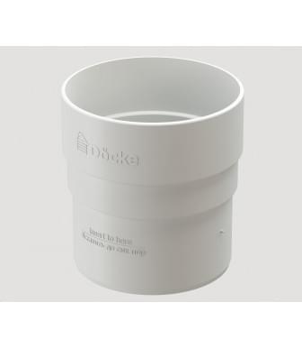 Муфта соединительная ПВХ Деке Standard Белый